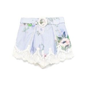 Zimmermann Periwinkle Blue Everley Shorts - NWT